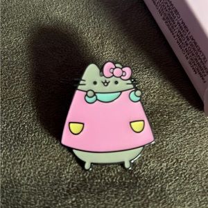 Hello Kitty X Pusheen Enamel Pin